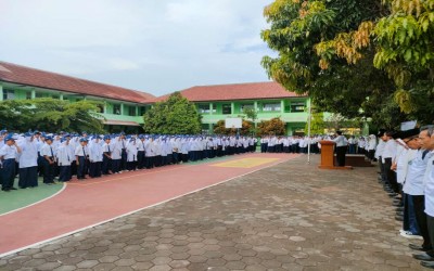 Pembukaan Asesmen Sumatif dan PAS MTsN 4 Bogor Oleh Kepala Madrasah, Senin 27 November 2023